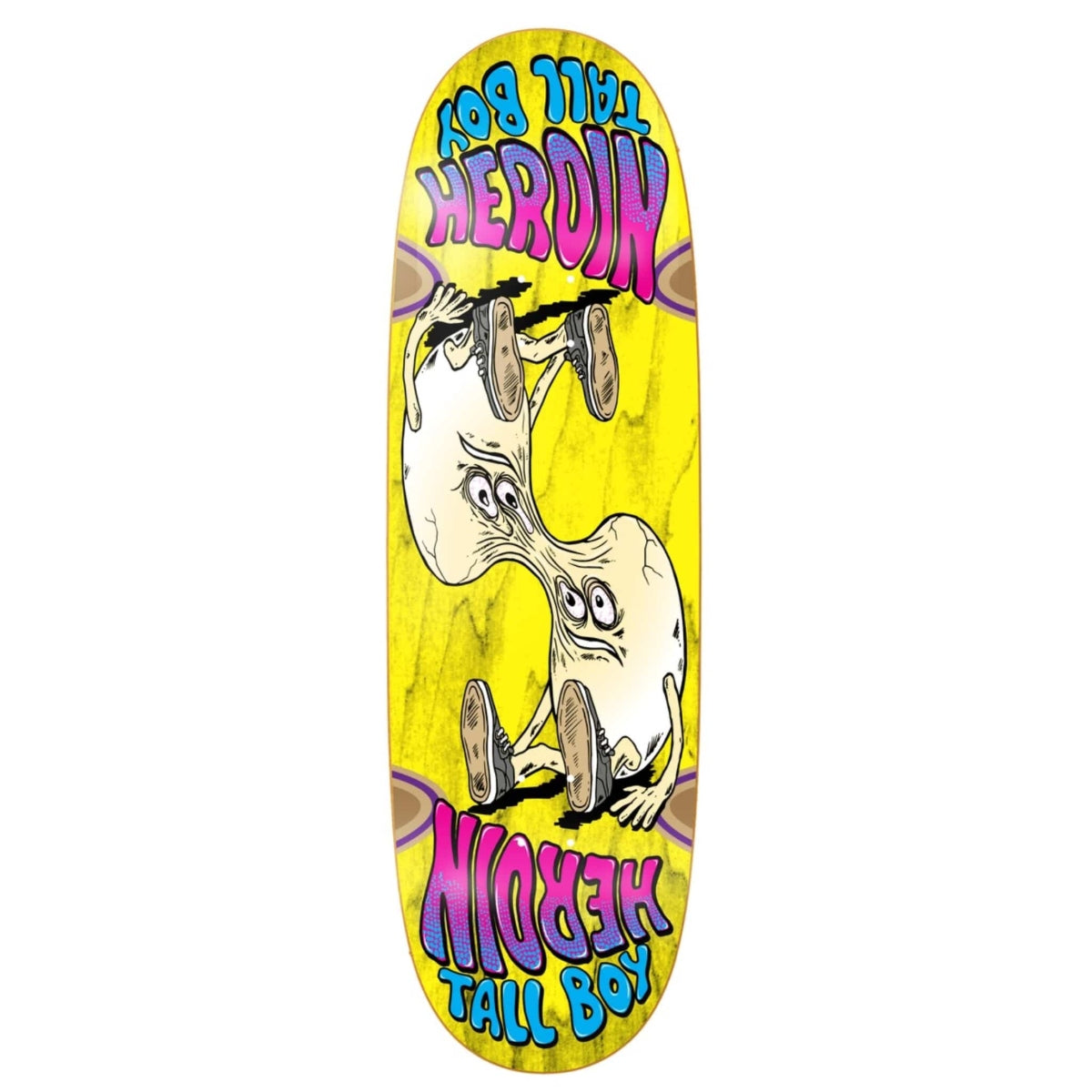 HEROIN TEAM MERGED TALL BOY WHEEL WELLS SHAPED DECK 10.25