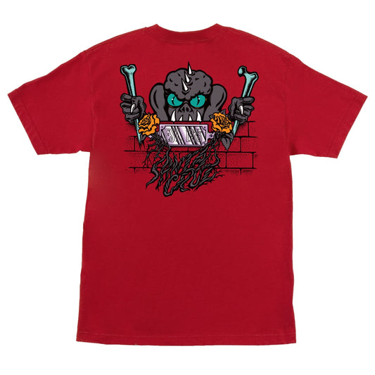 Santa Cruz Rankine Monster S/S T-Shirt Mens Fuji Red