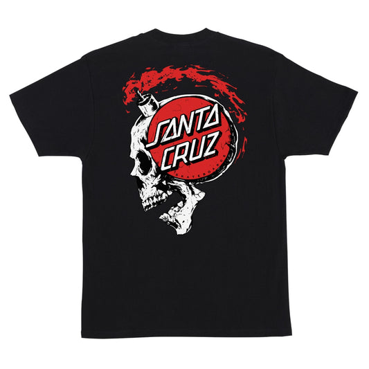 Santa Cruz Short Fuse S/S T-Shirt Mens Black