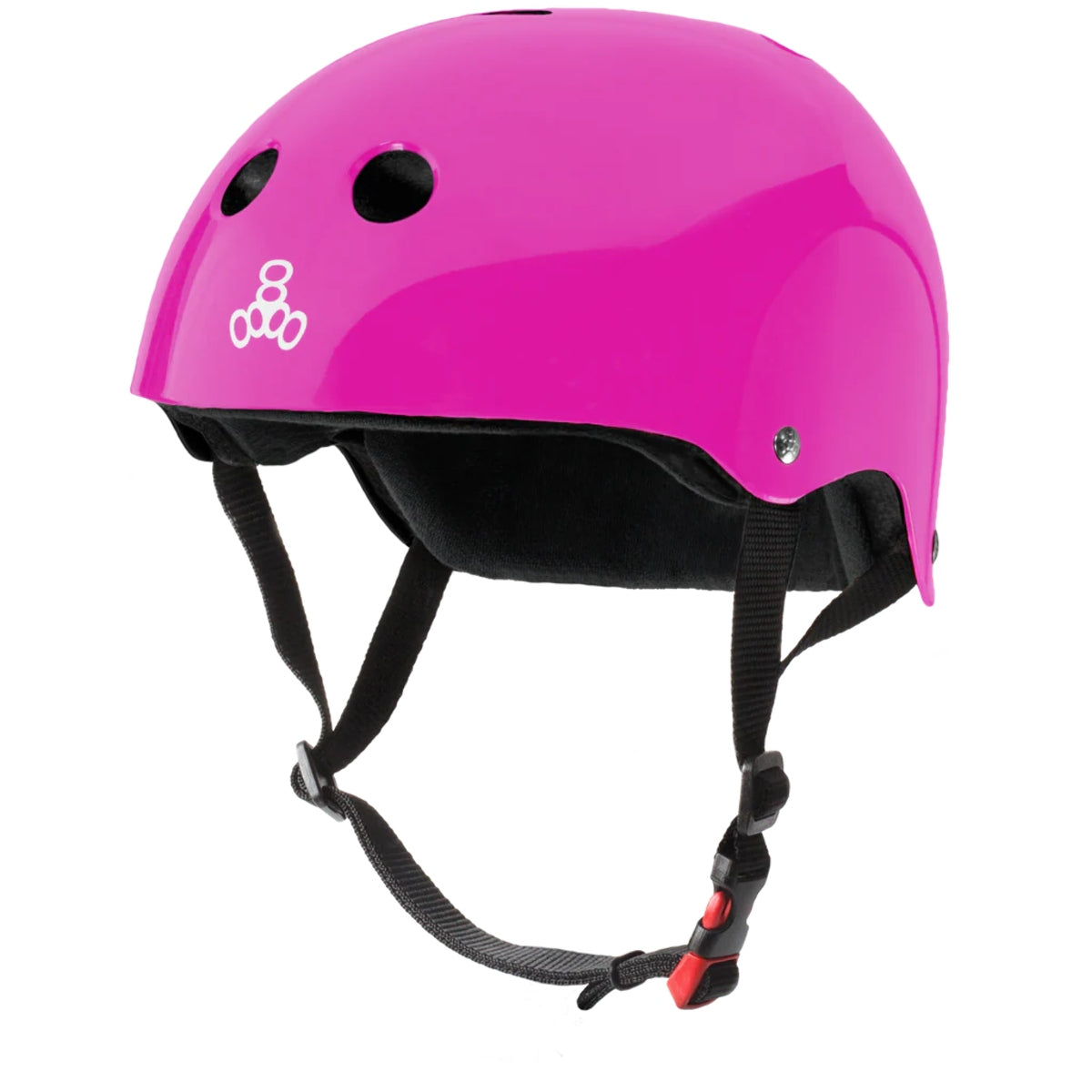 TRIPLE 8 THE CERTIFIED SWEATSAVER HELMET GLOSSY PINK