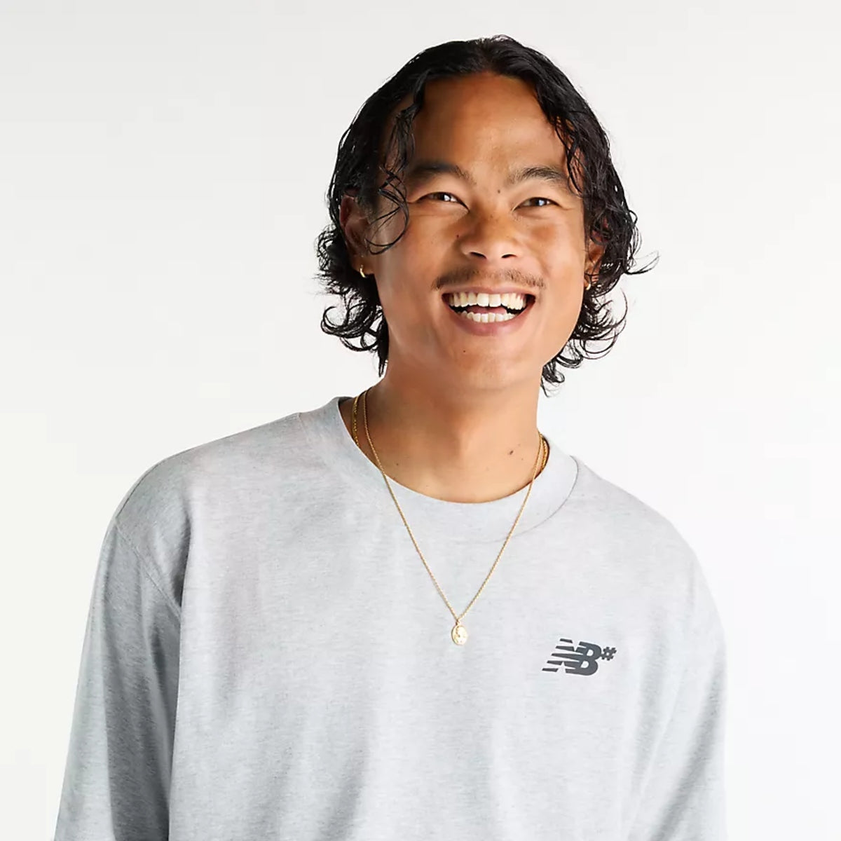 New Balance Numeric Small Logo T-Shirt - Athletic Grey