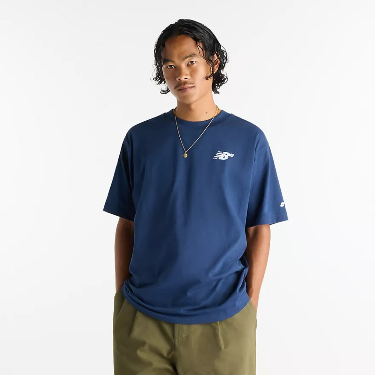 New Balance Numeric Small Logo T-Shirt - Navy