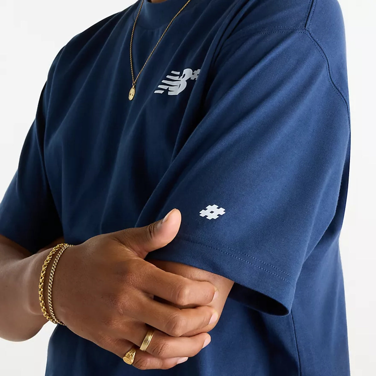 New Balance Numeric Small Logo T-Shirt - Navy