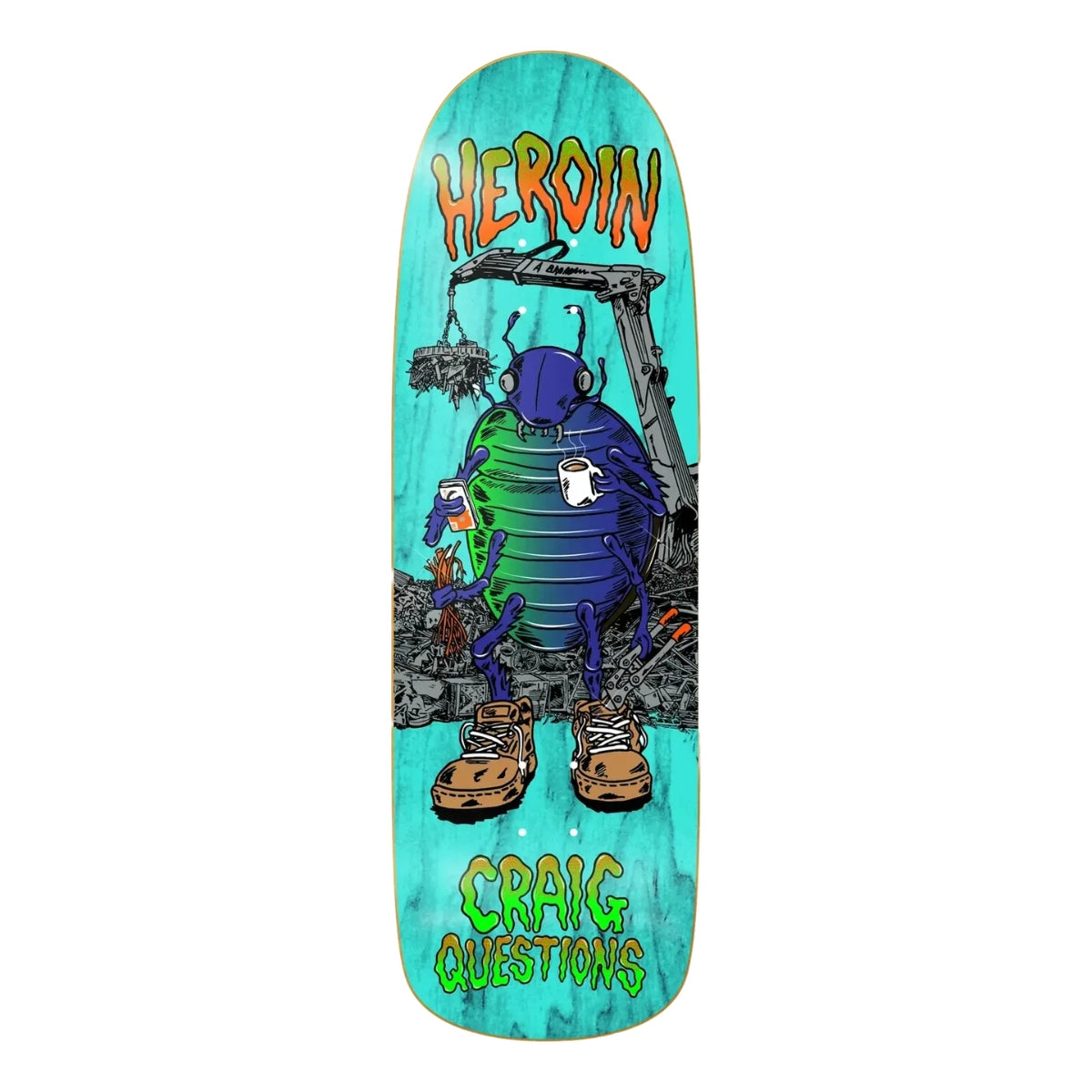 HEROIN CRAIG QUESTIONS BUG SHAPED DECK 9.6