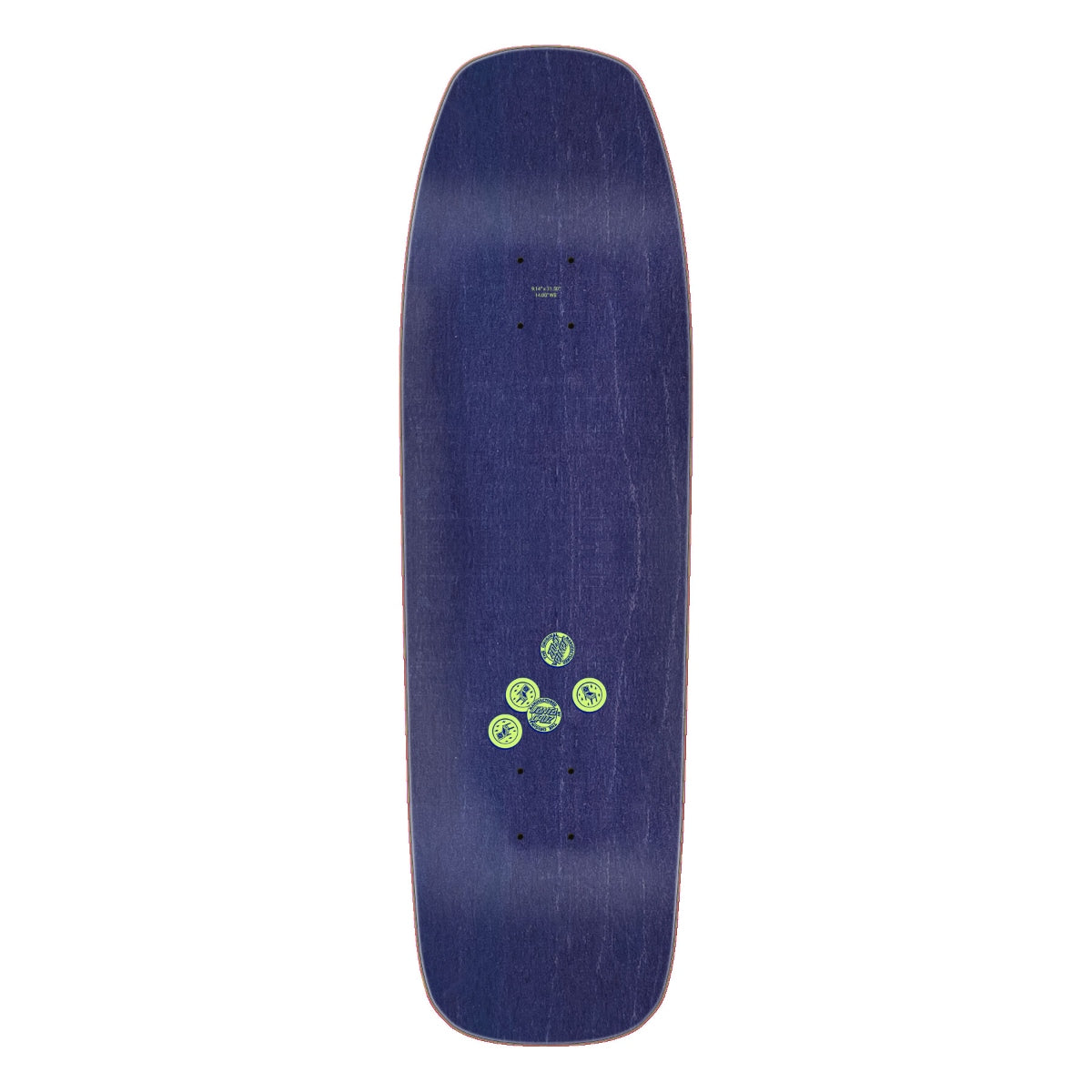 Santa Cruz Delfino Pinball Pro Shaped Skateboard Deck 9.14in x 31.50in