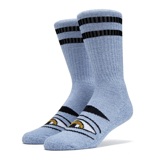 TOY MACHINE HEATHER SECT EYE SOCKS BLUE