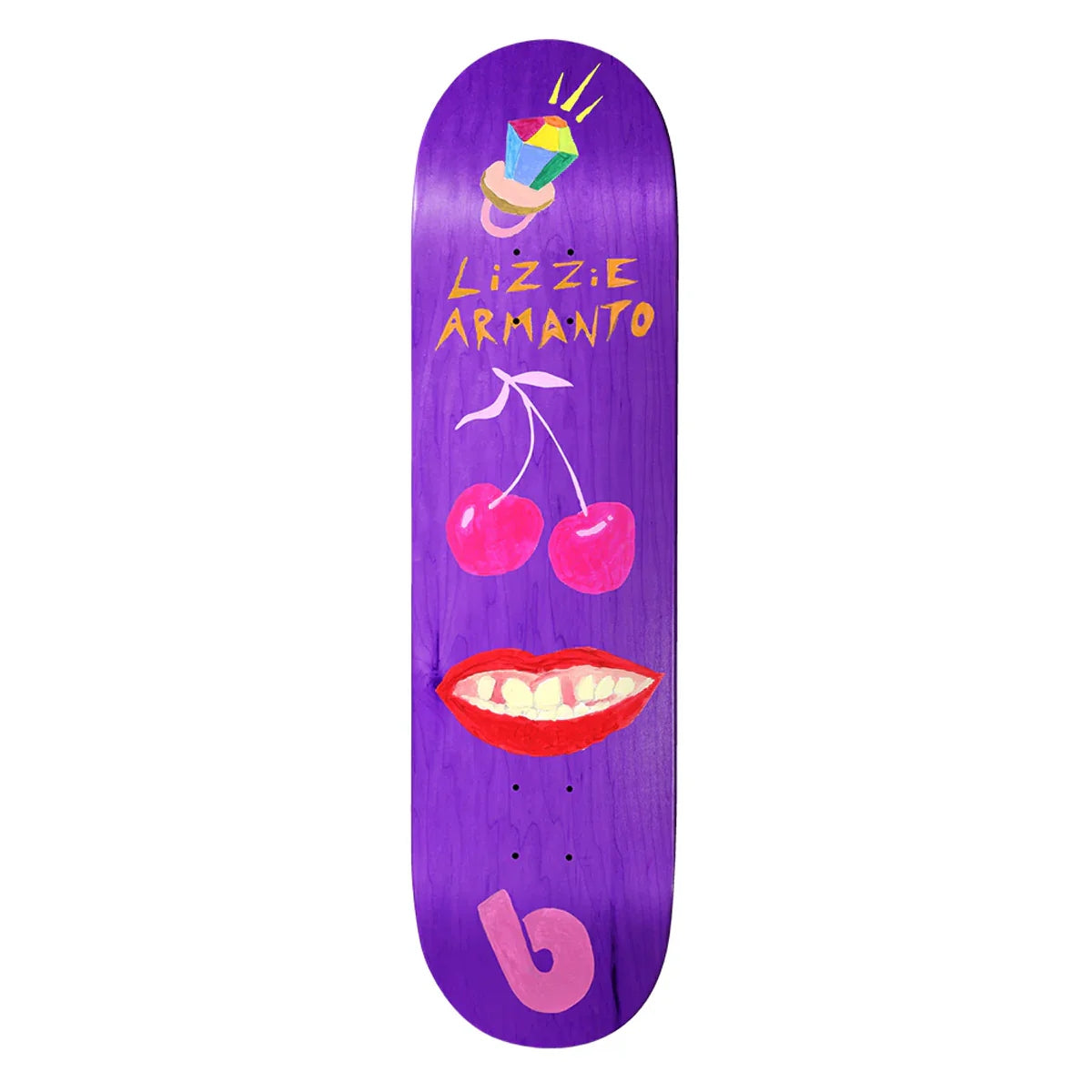 BIRDHOUSE LIZZIE ARMANTO DANI PURPLE DECK 8.25