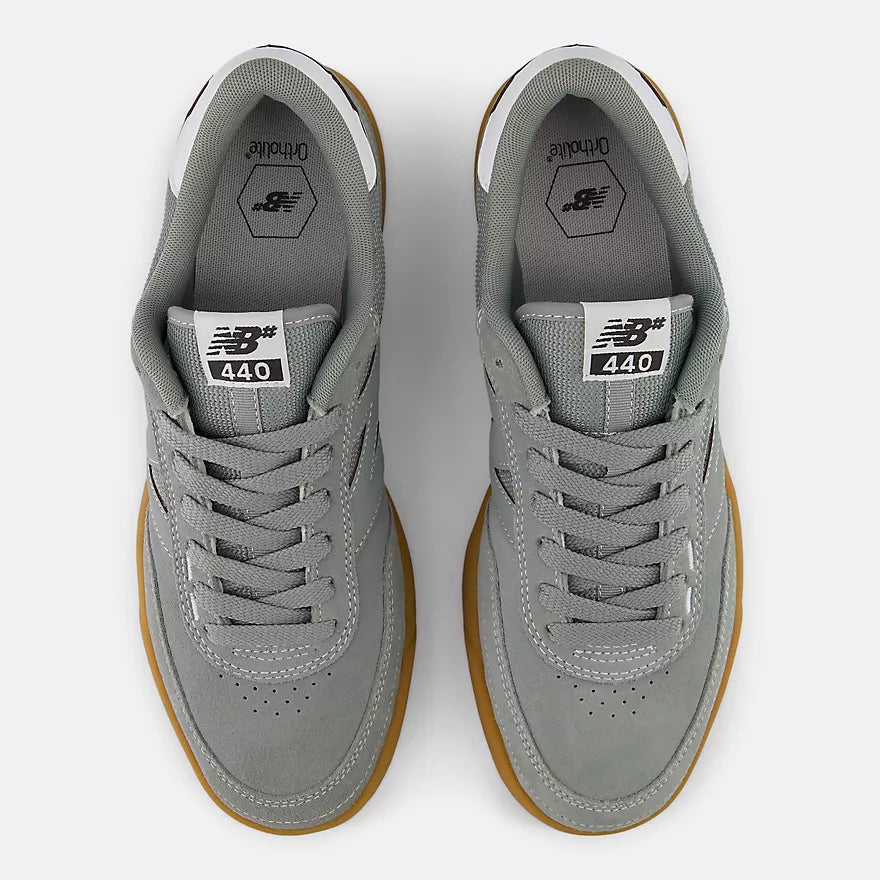 New Balance Numeric 440v2 Grey/White/Gum